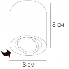 Накладной светильник Arte Lamp Beid   A1513PL-1BK