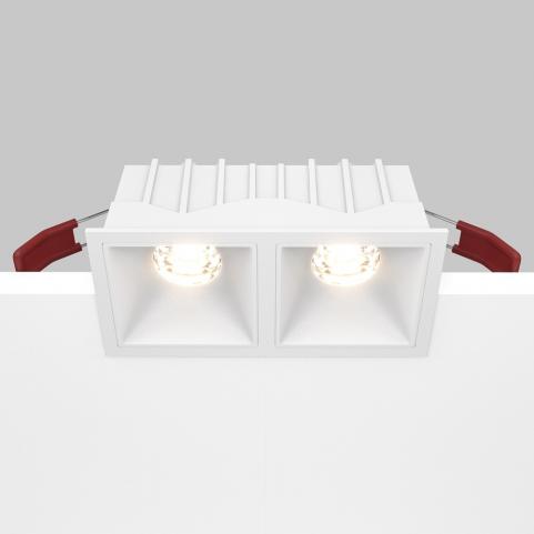 Точечный светильник Maytoni Technical Alfa LED DL043-02-10W3K-D-SQ-W
