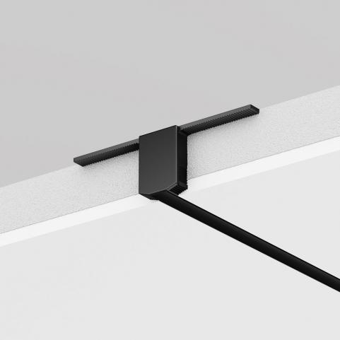 Шинопровод Maytoni Levity TRX184-122B, магнитный встраиваемый под шпаклевку, черный 2м