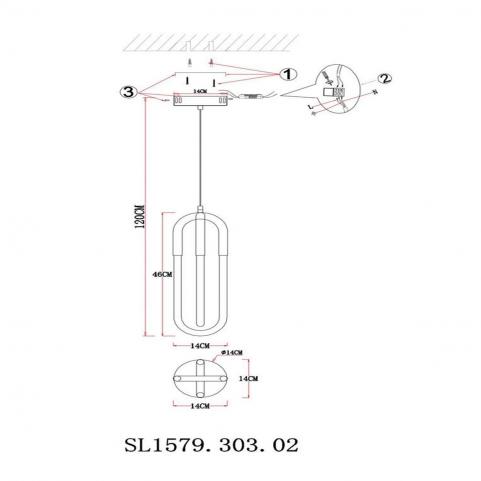 ST Luce Подвесной светильник ST-Luce Mofisto SL1579.303.02