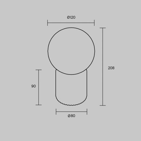 Настольный светильник Maytoni Omaggio аккумуляторный MOD404RL-L3BG3K