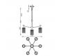 Подвесной светильник Newport Francesca 4577/C